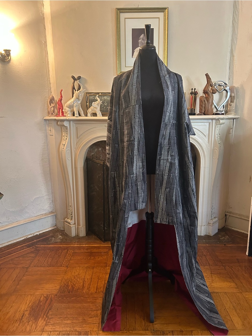 Classic Black & White vintage authentic kimono